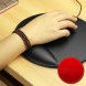 Leather Mouse Pad with Gel Wrist Rest